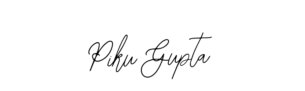 How to Draw Piku Gupta signature style? Bearetta-2O07w is a latest design signature styles for name Piku Gupta. Piku Gupta signature style 12 images and pictures png