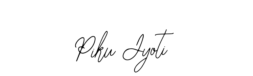 Design your own signature with our free online signature maker. With this signature software, you can create a handwritten (Bearetta-2O07w) signature for name Piku Jyoti. Piku Jyoti signature style 12 images and pictures png