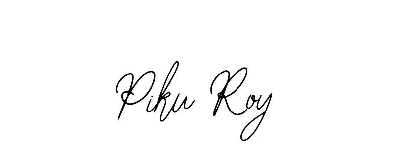 Piku Roy stylish signature style. Best Handwritten Sign (Bearetta-2O07w) for my name. Handwritten Signature Collection Ideas for my name Piku Roy. Piku Roy signature style 12 images and pictures png