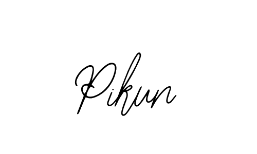 How to Draw Pikun signature style? Bearetta-2O07w is a latest design signature styles for name Pikun. Pikun signature style 12 images and pictures png