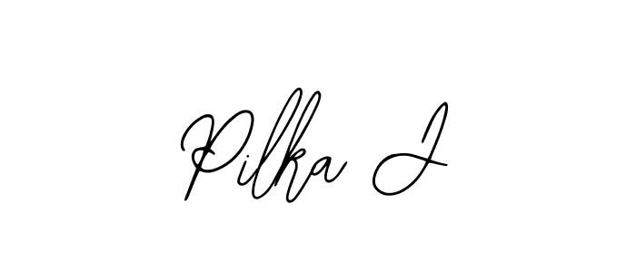 It looks lik you need a new signature style for name Pilka J. Design unique handwritten (Bearetta-2O07w) signature with our free signature maker in just a few clicks. Pilka J signature style 12 images and pictures png