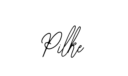 You should practise on your own different ways (Bearetta-2O07w) to write your name (Pilke) in signature. don't let someone else do it for you. Pilke signature style 12 images and pictures png