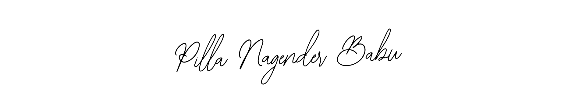 Create a beautiful signature design for name Pilla Nagender Babu. With this signature (Bearetta-2O07w) fonts, you can make a handwritten signature for free. Pilla Nagender Babu signature style 12 images and pictures png