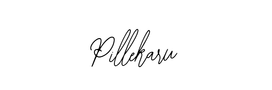 Create a beautiful signature design for name Pillekaru. With this signature (Bearetta-2O07w) fonts, you can make a handwritten signature for free. Pillekaru signature style 12 images and pictures png