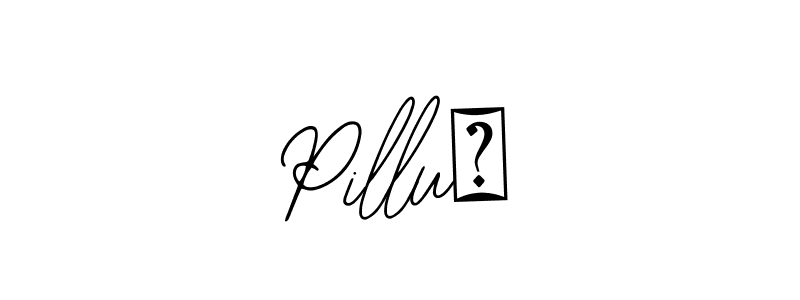 You can use this online signature creator to create a handwritten signature for the name Pillu❤. This is the best online autograph maker. Pillu❤ signature style 12 images and pictures png