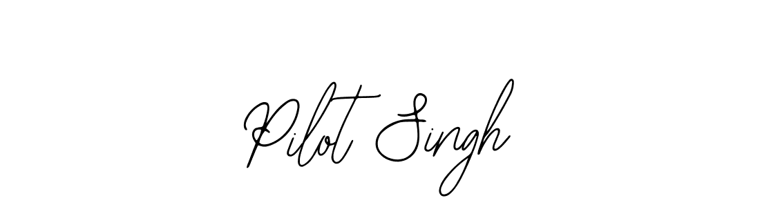 Design your own signature with our free online signature maker. With this signature software, you can create a handwritten (Bearetta-2O07w) signature for name Pilot Singh. Pilot Singh signature style 12 images and pictures png