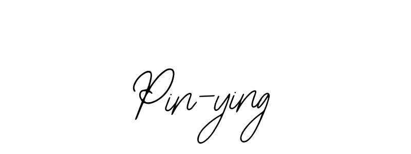 if you are searching for the best signature style for your name Pin-ying. so please give up your signature search. here we have designed multiple signature styles  using Bearetta-2O07w. Pin-ying signature style 12 images and pictures png