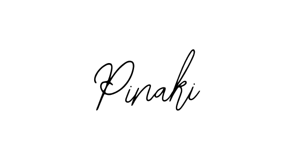 How to make Pinaki name signature. Use Bearetta-2O07w style for creating short signs online. This is the latest handwritten sign. Pinaki signature style 12 images and pictures png