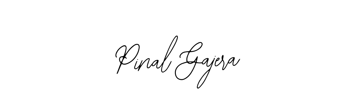 Also we have Pinal Gajera name is the best signature style. Create professional handwritten signature collection using Bearetta-2O07w autograph style. Pinal Gajera signature style 12 images and pictures png