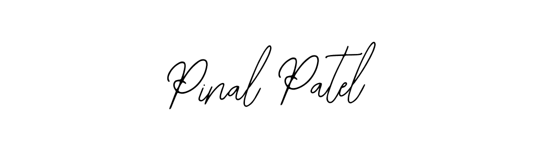 Similarly Bearetta-2O07w is the best handwritten signature design. Signature creator online .You can use it as an online autograph creator for name Pinal Patel. Pinal Patel signature style 12 images and pictures png