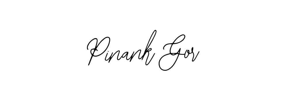 Design your own signature with our free online signature maker. With this signature software, you can create a handwritten (Bearetta-2O07w) signature for name Pinank Gor. Pinank Gor signature style 12 images and pictures png