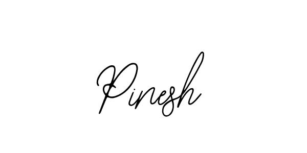 The best way (Bearetta-2O07w) to make a short signature is to pick only two or three words in your name. The name Pinesh include a total of six letters. For converting this name. Pinesh signature style 12 images and pictures png