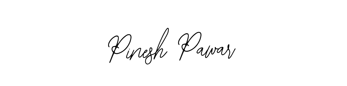 Use a signature maker to create a handwritten signature online. With this signature software, you can design (Bearetta-2O07w) your own signature for name Pinesh Pawar. Pinesh Pawar signature style 12 images and pictures png