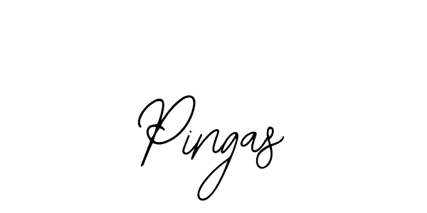 You should practise on your own different ways (Bearetta-2O07w) to write your name (Pingas) in signature. don't let someone else do it for you. Pingas signature style 12 images and pictures png
