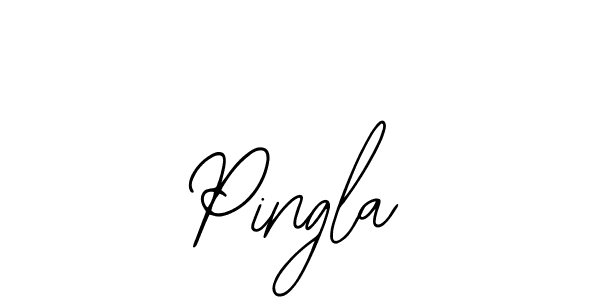 Design your own signature with our free online signature maker. With this signature software, you can create a handwritten (Bearetta-2O07w) signature for name Pingla. Pingla signature style 12 images and pictures png