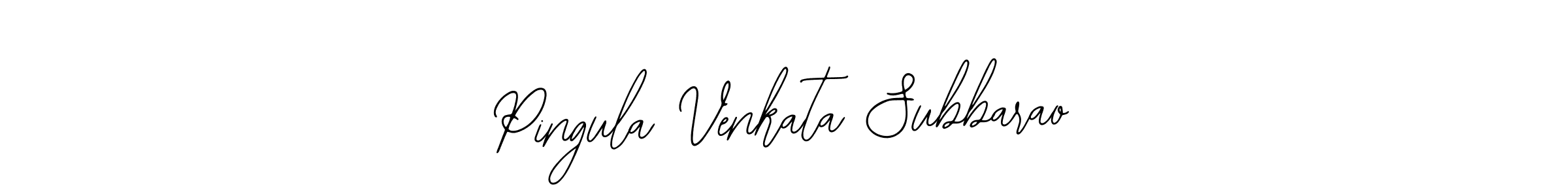 Bearetta-2O07w is a professional signature style that is perfect for those who want to add a touch of class to their signature. It is also a great choice for those who want to make their signature more unique. Get Pingula Venkata Subbarao name to fancy signature for free. Pingula Venkata Subbarao signature style 12 images and pictures png