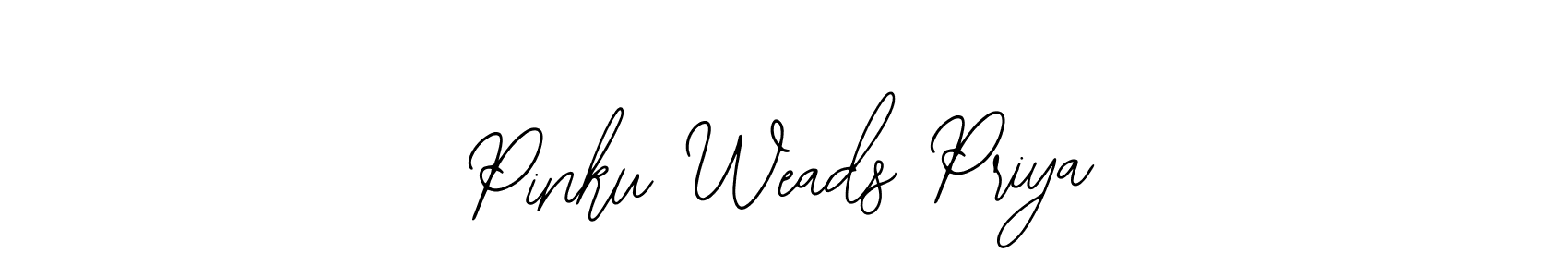 Create a beautiful signature design for name Pinku Weads Priya. With this signature (Bearetta-2O07w) fonts, you can make a handwritten signature for free. Pinku Weads Priya signature style 12 images and pictures png