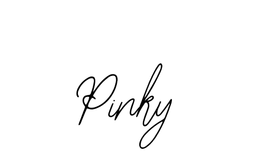 How to make Pinky signature? Bearetta-2O07w is a professional autograph style. Create handwritten signature for Pinky name. Pinky signature style 12 images and pictures png