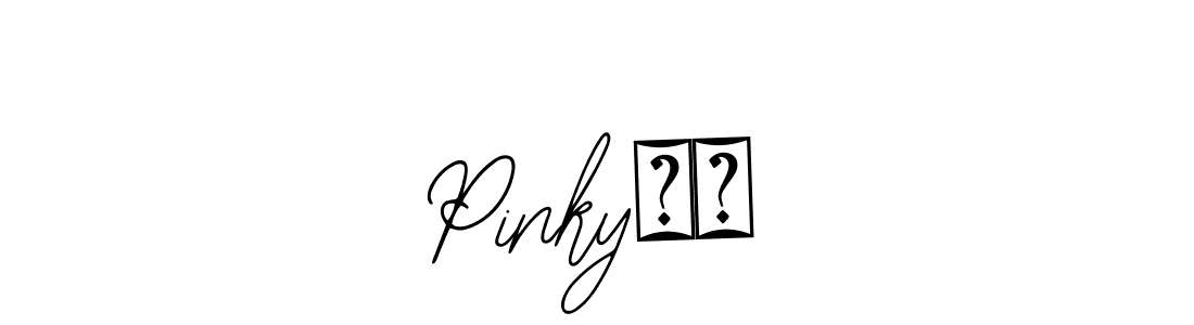 The best way (Bearetta-2O07w) to make a short signature is to pick only two or three words in your name. The name Pinky❤️ include a total of six letters. For converting this name. Pinky❤️ signature style 12 images and pictures png