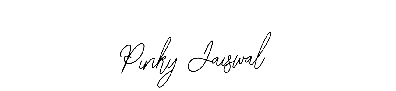 Pinky Jaiswal stylish signature style. Best Handwritten Sign (Bearetta-2O07w) for my name. Handwritten Signature Collection Ideas for my name Pinky Jaiswal. Pinky Jaiswal signature style 12 images and pictures png