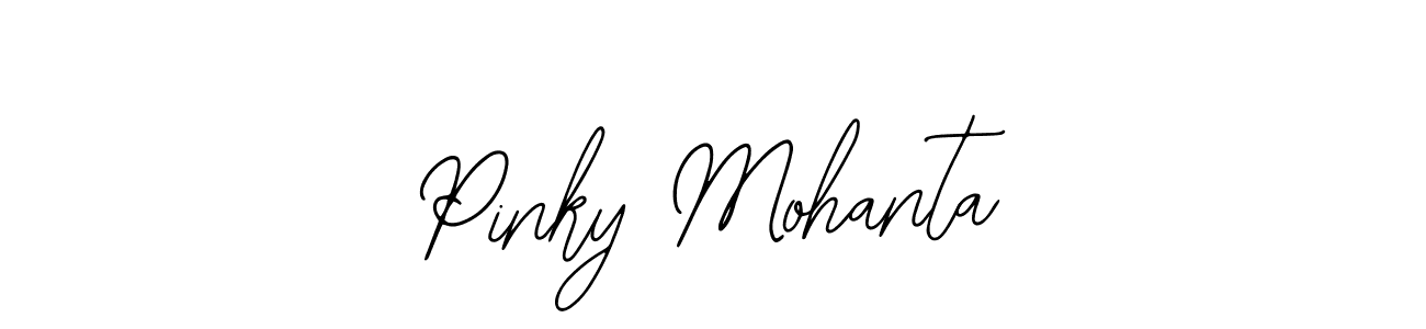You should practise on your own different ways (Bearetta-2O07w) to write your name (Pinky Mohanta) in signature. don't let someone else do it for you. Pinky Mohanta signature style 12 images and pictures png