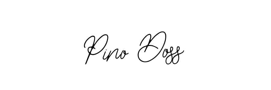 Create a beautiful signature design for name Pino Doss. With this signature (Bearetta-2O07w) fonts, you can make a handwritten signature for free. Pino Doss signature style 12 images and pictures png