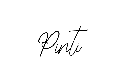How to make Pinti name signature. Use Bearetta-2O07w style for creating short signs online. This is the latest handwritten sign. Pinti signature style 12 images and pictures png