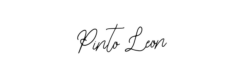 Pinto Leon stylish signature style. Best Handwritten Sign (Bearetta-2O07w) for my name. Handwritten Signature Collection Ideas for my name Pinto Leon. Pinto Leon signature style 12 images and pictures png