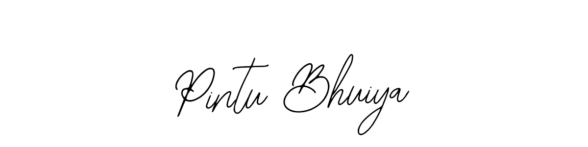 How to make Pintu Bhuiya name signature. Use Bearetta-2O07w style for creating short signs online. This is the latest handwritten sign. Pintu Bhuiya signature style 12 images and pictures png