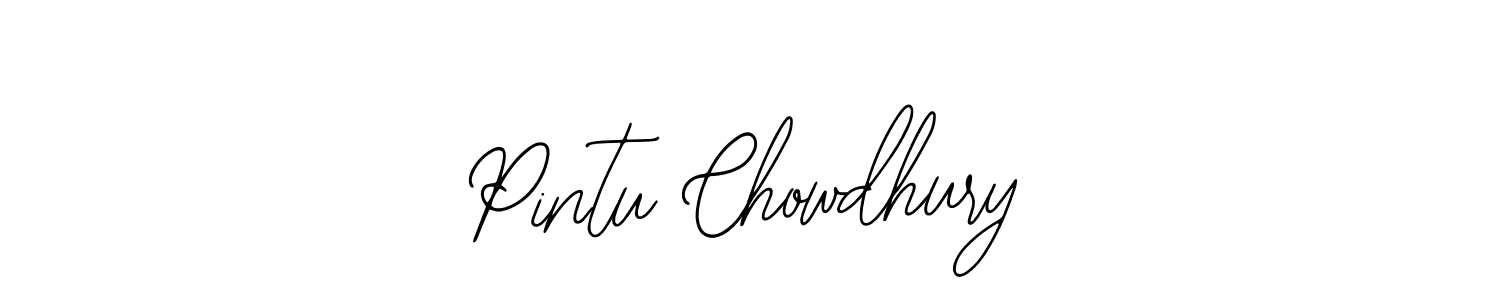 It looks lik you need a new signature style for name Pintu Chowdhury. Design unique handwritten (Bearetta-2O07w) signature with our free signature maker in just a few clicks. Pintu Chowdhury signature style 12 images and pictures png