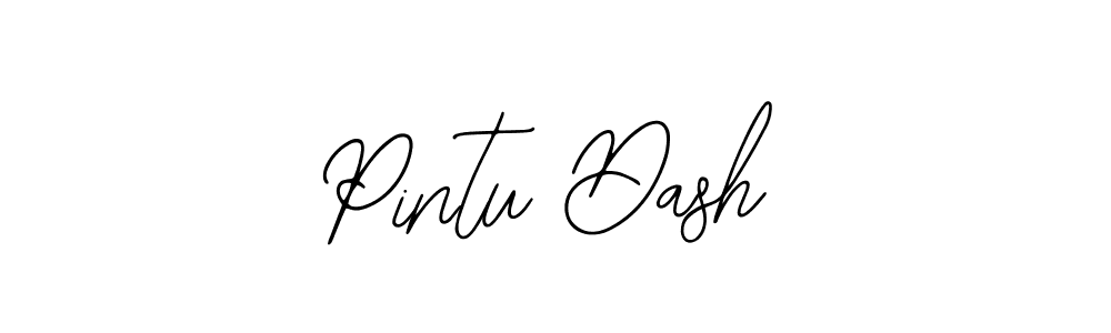 How to make Pintu Dash name signature. Use Bearetta-2O07w style for creating short signs online. This is the latest handwritten sign. Pintu Dash signature style 12 images and pictures png