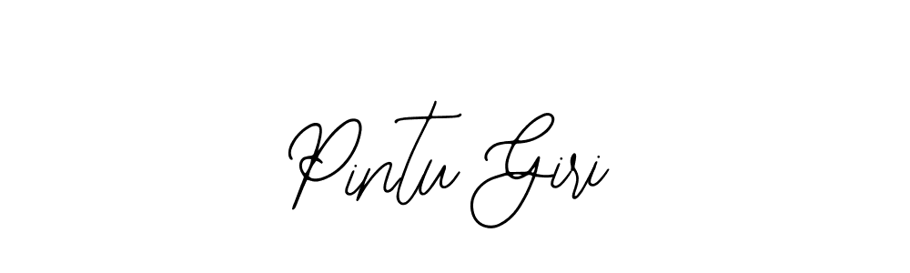 The best way (Bearetta-2O07w) to make a short signature is to pick only two or three words in your name. The name Pintu Giri include a total of six letters. For converting this name. Pintu Giri signature style 12 images and pictures png