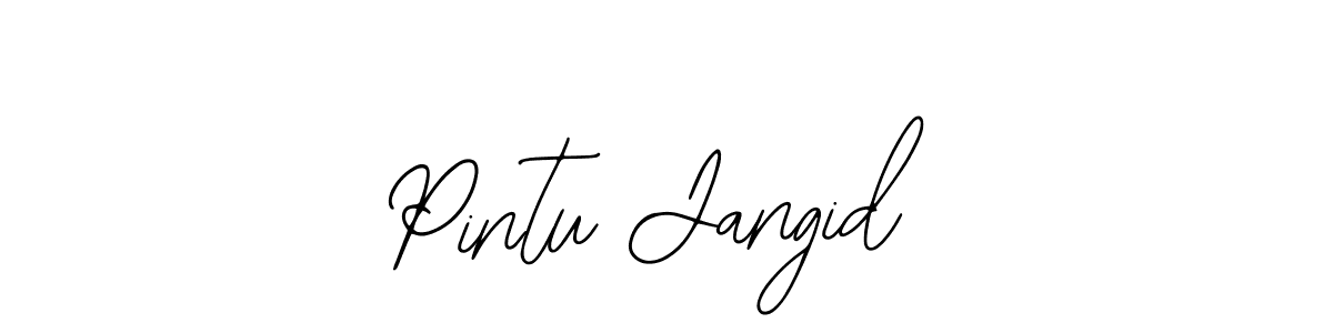 Use a signature maker to create a handwritten signature online. With this signature software, you can design (Bearetta-2O07w) your own signature for name Pintu Jangid. Pintu Jangid signature style 12 images and pictures png