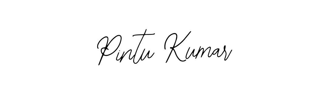 Bearetta-2O07w is a professional signature style that is perfect for those who want to add a touch of class to their signature. It is also a great choice for those who want to make their signature more unique. Get Pintu Kumar name to fancy signature for free. Pintu Kumar signature style 12 images and pictures png