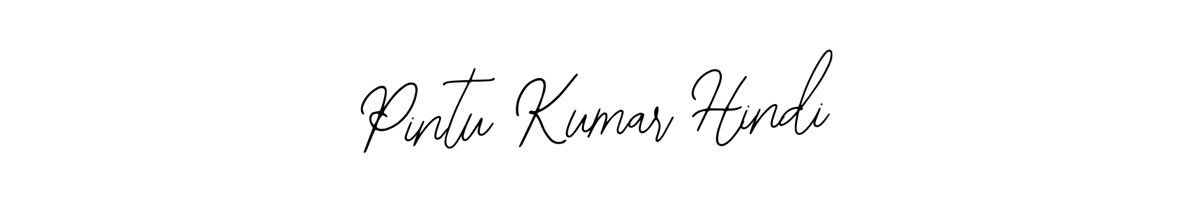 Make a short Pintu Kumar Hindi signature style. Manage your documents anywhere anytime using Bearetta-2O07w. Create and add eSignatures, submit forms, share and send files easily. Pintu Kumar Hindi signature style 12 images and pictures png
