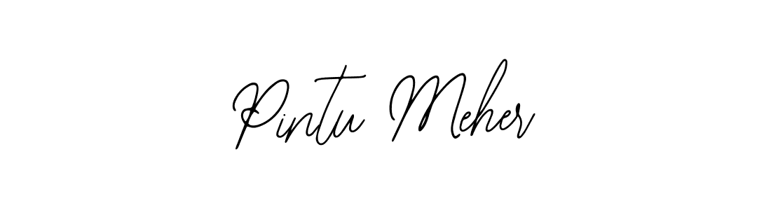 It looks lik you need a new signature style for name Pintu Meher. Design unique handwritten (Bearetta-2O07w) signature with our free signature maker in just a few clicks. Pintu Meher signature style 12 images and pictures png