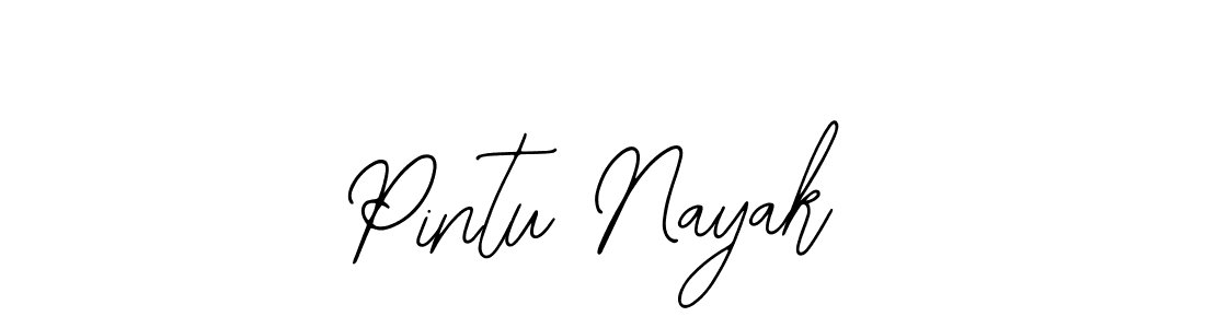 How to make Pintu Nayak name signature. Use Bearetta-2O07w style for creating short signs online. This is the latest handwritten sign. Pintu Nayak signature style 12 images and pictures png