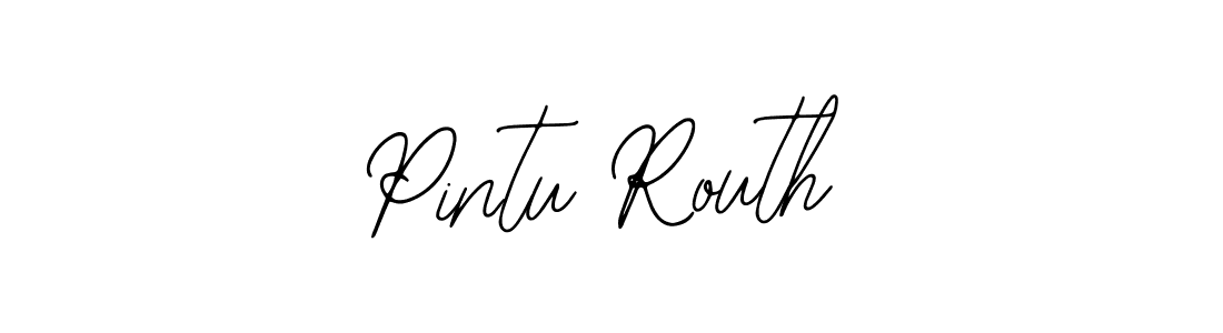 Pintu Routh stylish signature style. Best Handwritten Sign (Bearetta-2O07w) for my name. Handwritten Signature Collection Ideas for my name Pintu Routh. Pintu Routh signature style 12 images and pictures png