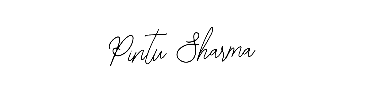 Make a beautiful signature design for name Pintu Sharma. Use this online signature maker to create a handwritten signature for free. Pintu Sharma signature style 12 images and pictures png