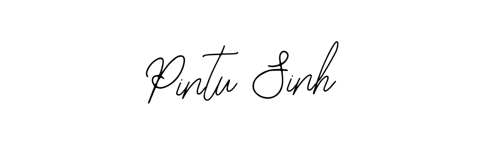 if you are searching for the best signature style for your name Pintu Sinh. so please give up your signature search. here we have designed multiple signature styles  using Bearetta-2O07w. Pintu Sinh signature style 12 images and pictures png