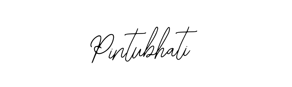 Design your own signature with our free online signature maker. With this signature software, you can create a handwritten (Bearetta-2O07w) signature for name Pintubhati. Pintubhati signature style 12 images and pictures png