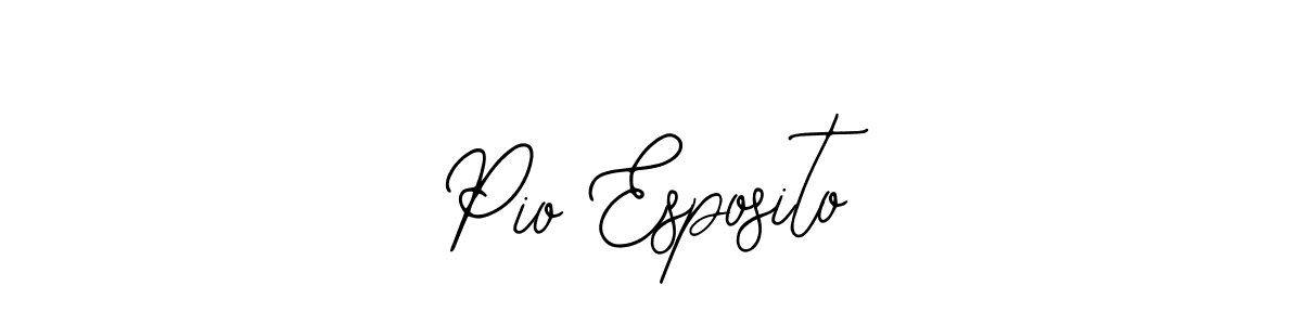 Design your own signature with our free online signature maker. With this signature software, you can create a handwritten (Bearetta-2O07w) signature for name Pio Esposito. Pio Esposito signature style 12 images and pictures png