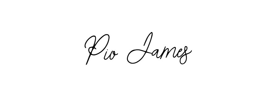 Also You can easily find your signature by using the search form. We will create Pio James name handwritten signature images for you free of cost using Bearetta-2O07w sign style. Pio James signature style 12 images and pictures png