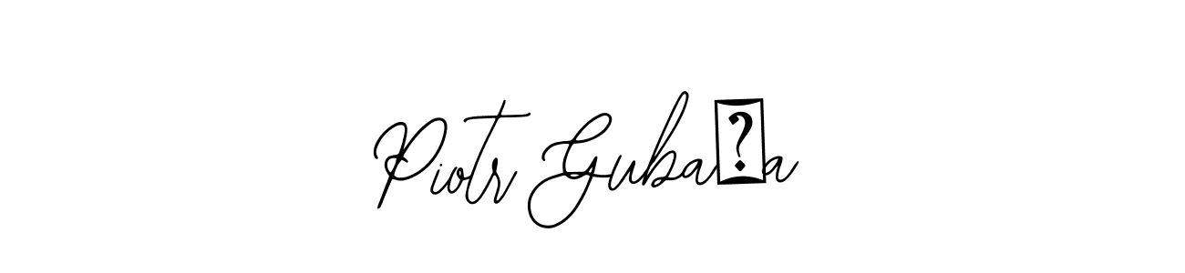 if you are searching for the best signature style for your name Piotr Gubała. so please give up your signature search. here we have designed multiple signature styles  using Bearetta-2O07w. Piotr Gubała signature style 12 images and pictures png