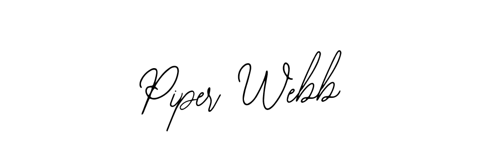 Design your own signature with our free online signature maker. With this signature software, you can create a handwritten (Bearetta-2O07w) signature for name Piper Webb. Piper Webb signature style 12 images and pictures png