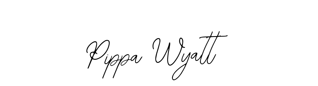 Similarly Bearetta-2O07w is the best handwritten signature design. Signature creator online .You can use it as an online autograph creator for name Pippa Wyatt. Pippa Wyatt signature style 12 images and pictures png