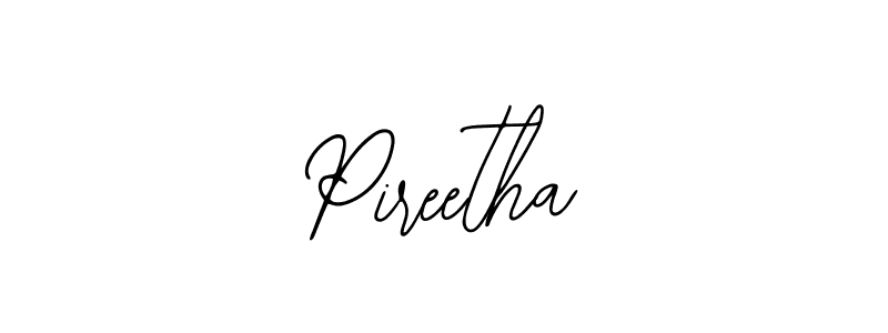Pireetha stylish signature style. Best Handwritten Sign (Bearetta-2O07w) for my name. Handwritten Signature Collection Ideas for my name Pireetha. Pireetha signature style 12 images and pictures png