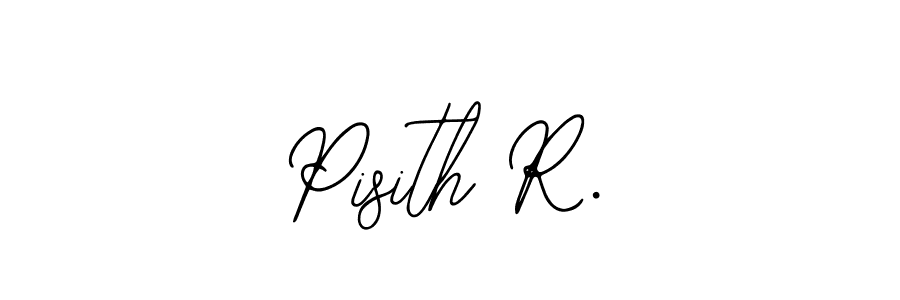 if you are searching for the best signature style for your name Pisith R.. so please give up your signature search. here we have designed multiple signature styles  using Bearetta-2O07w. Pisith R. signature style 12 images and pictures png