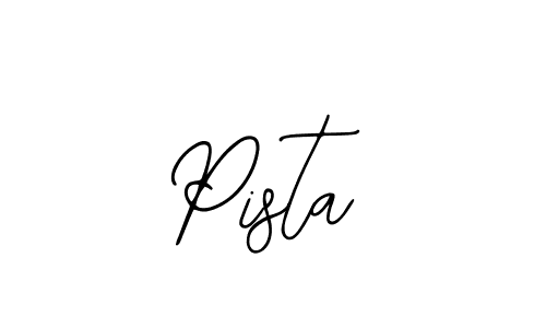 You should practise on your own different ways (Bearetta-2O07w) to write your name (Pista) in signature. don't let someone else do it for you. Pista signature style 12 images and pictures png