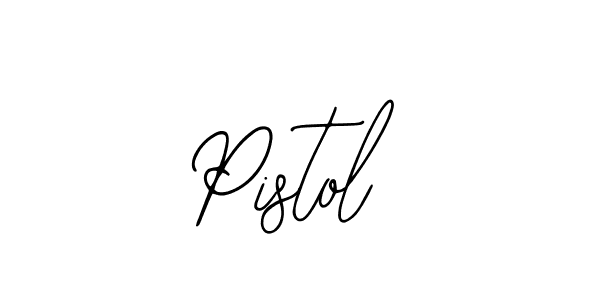 How to make Pistol signature? Bearetta-2O07w is a professional autograph style. Create handwritten signature for Pistol name. Pistol signature style 12 images and pictures png